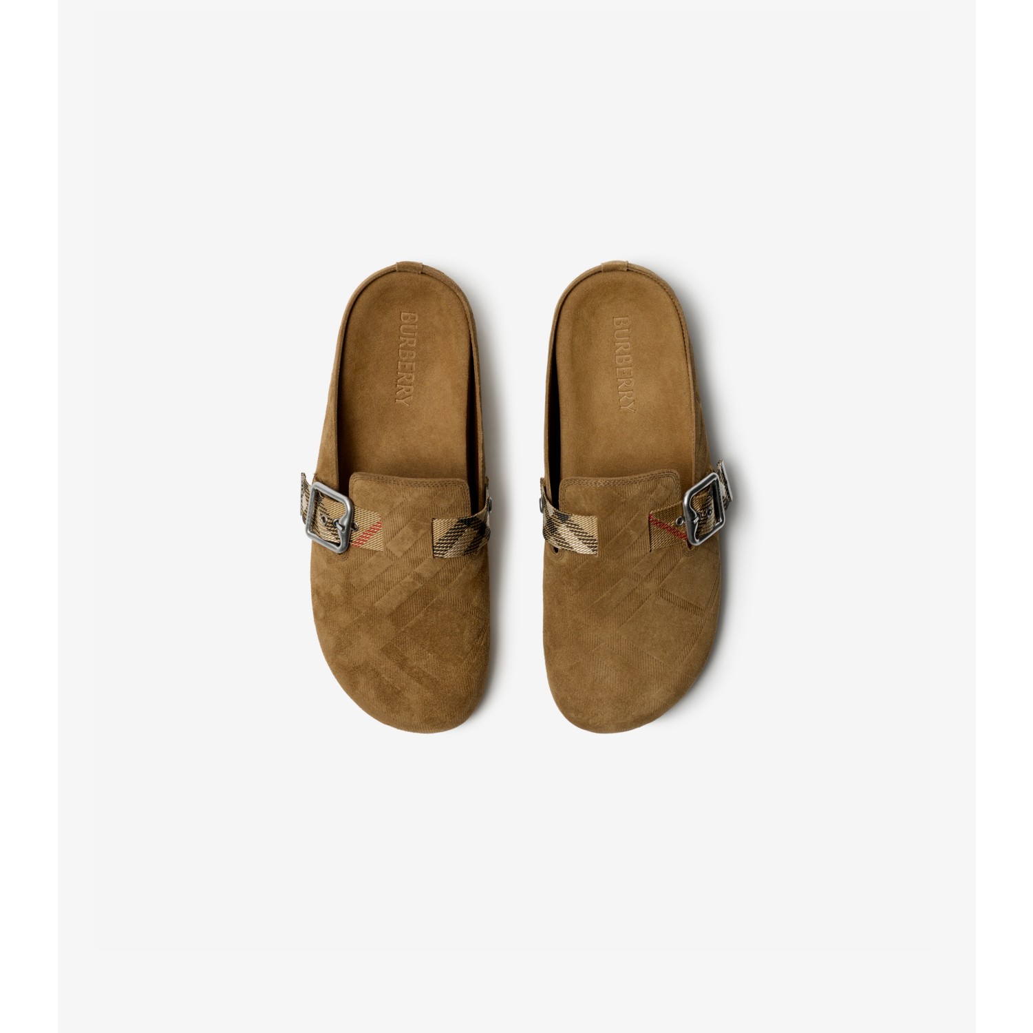 Check Suede Urchin Clogs