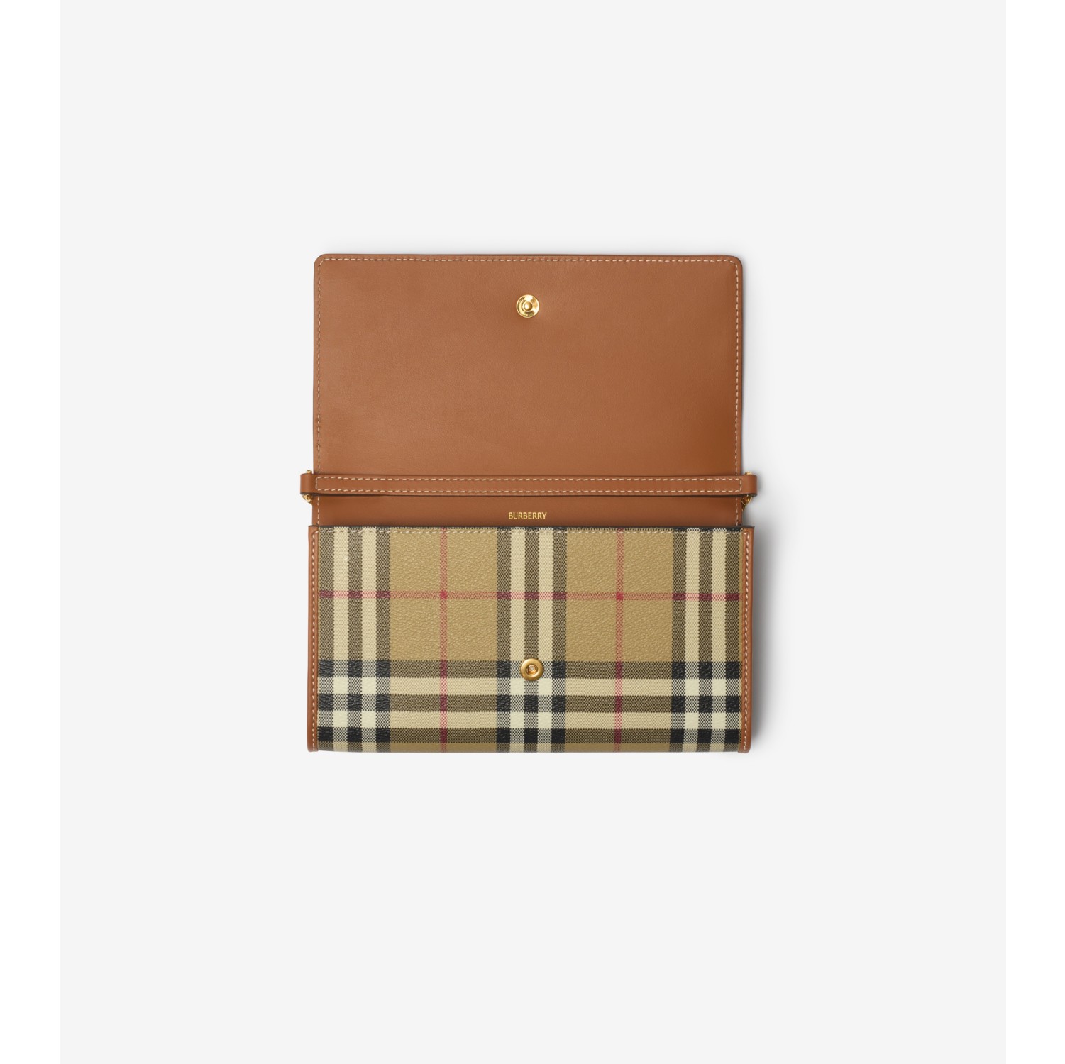 Check Chain Strap Wallet