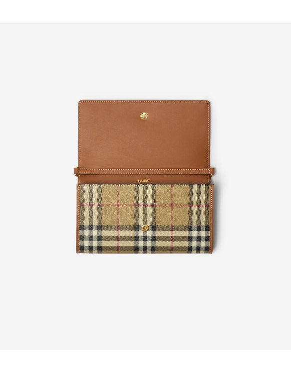 Check Chain Strap Wallet