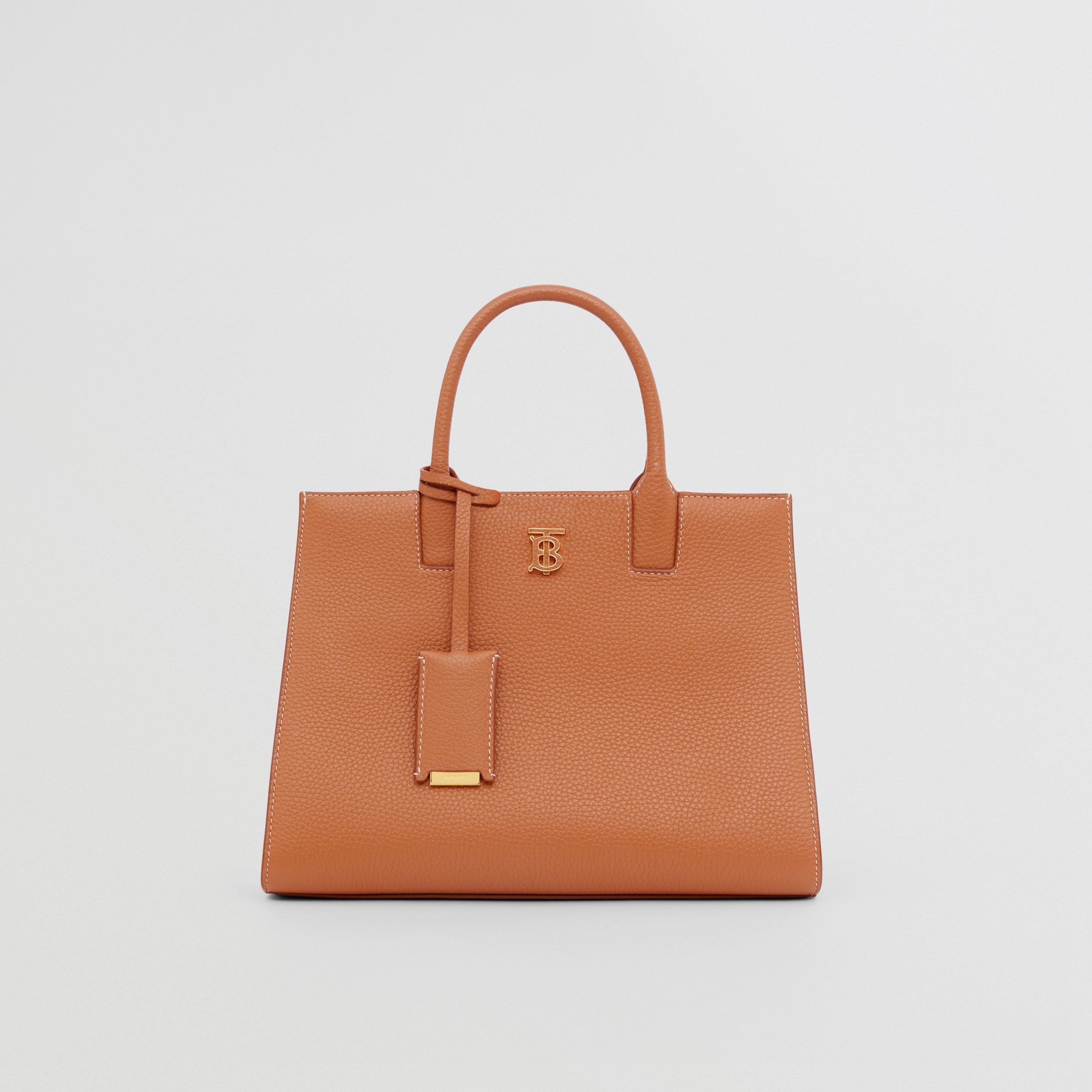 Grainy Leather Mini Frances Bag in Warm Russet Brown - Women | Burberry® Official - 1