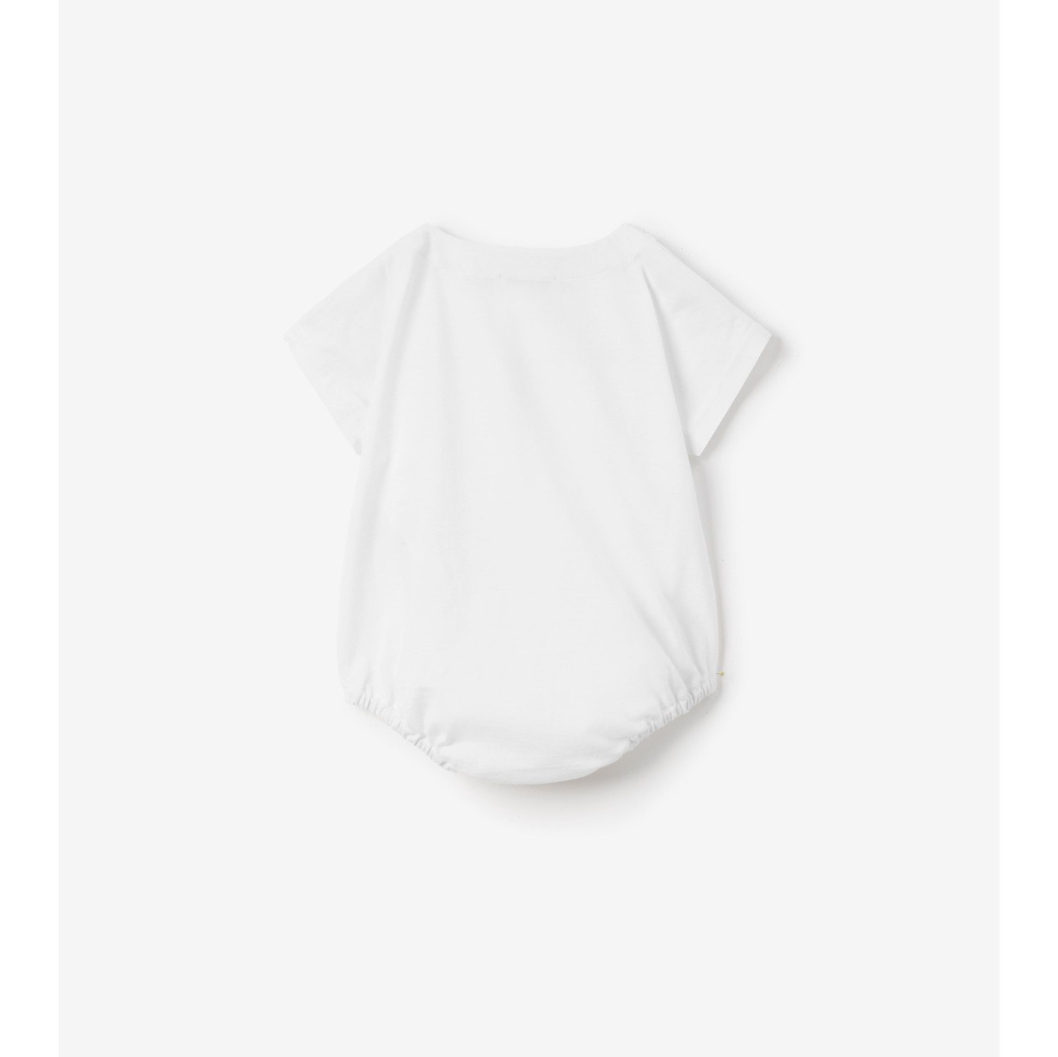 Thomas Bear Cotton Bodysuit in White archive beige Children