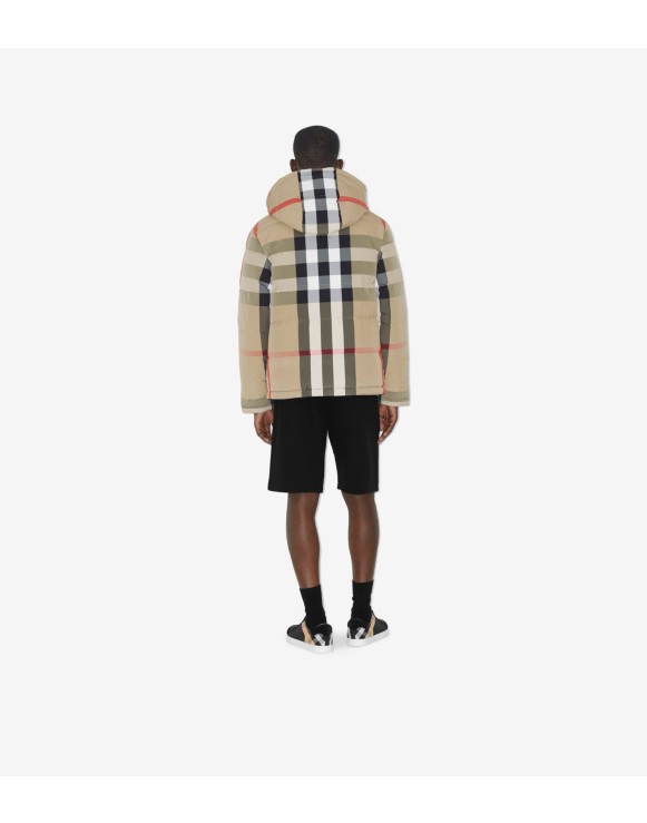 Reversible Check Puffer Jacket