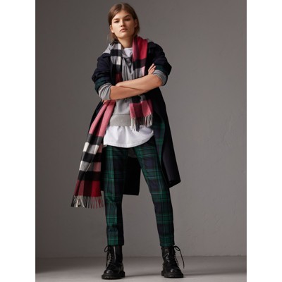 burberry scarf large check classic