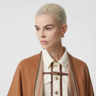 burberry reversible wool cape