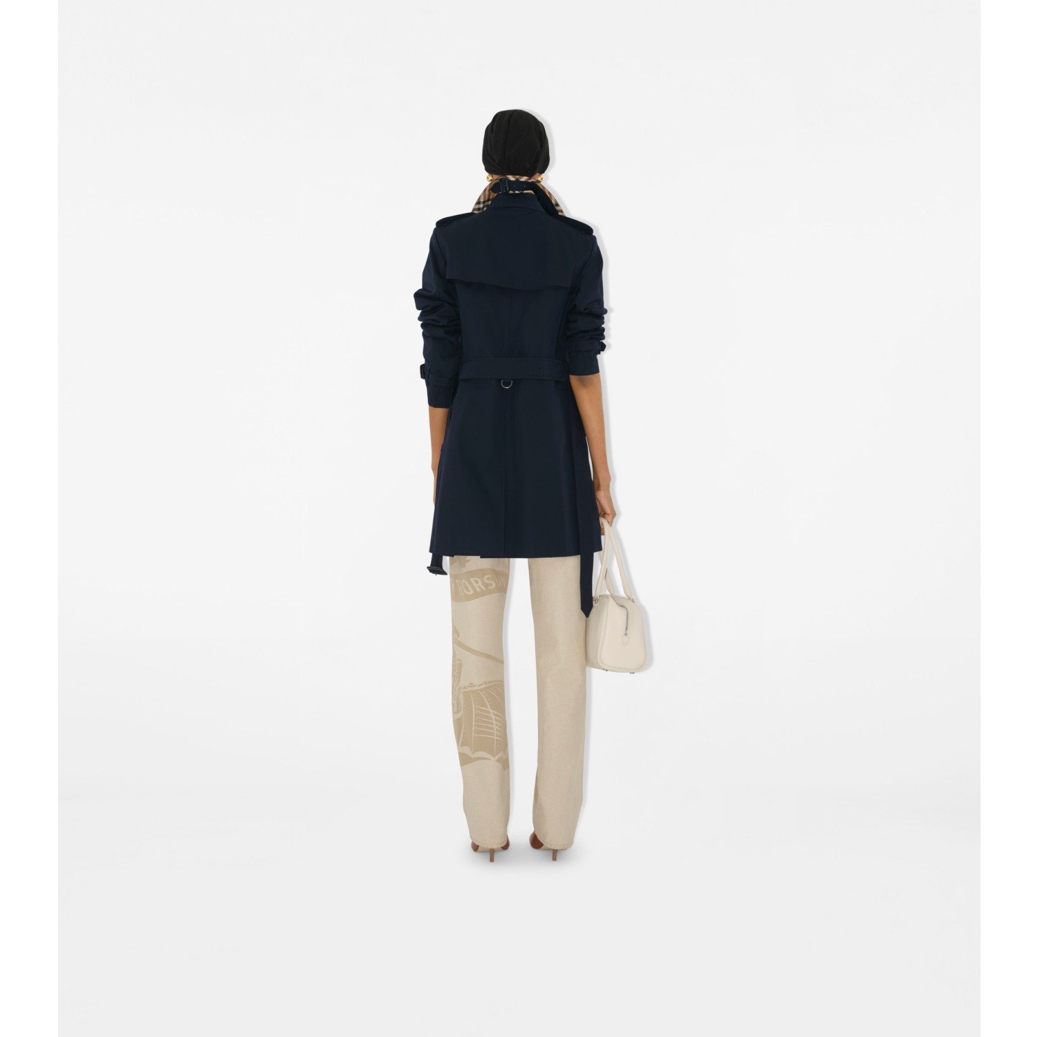 ショート チェルシー ヘリテージ トレンチコート (コールブルー