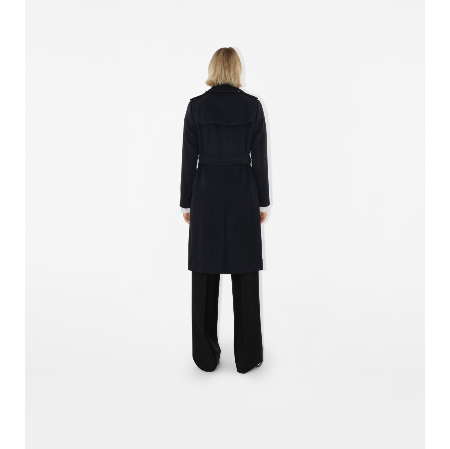 Long Cashmere Blend Kensington Trench Coat