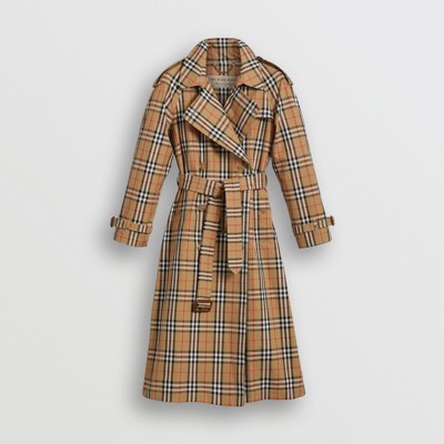 burberry plaid trench coat