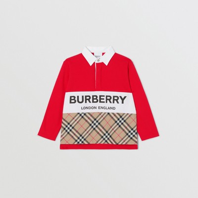 burberry red long sleeve
