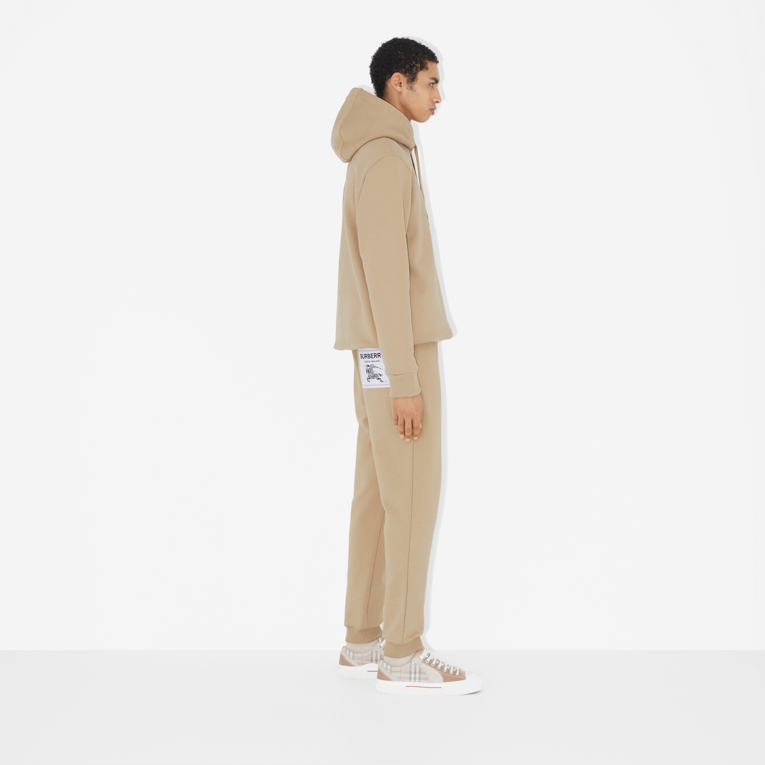 Pantalon de jogging en coton avec étiquette Prorsum (Fauve Doux) - Homme | Site officiel Burberry® - 3