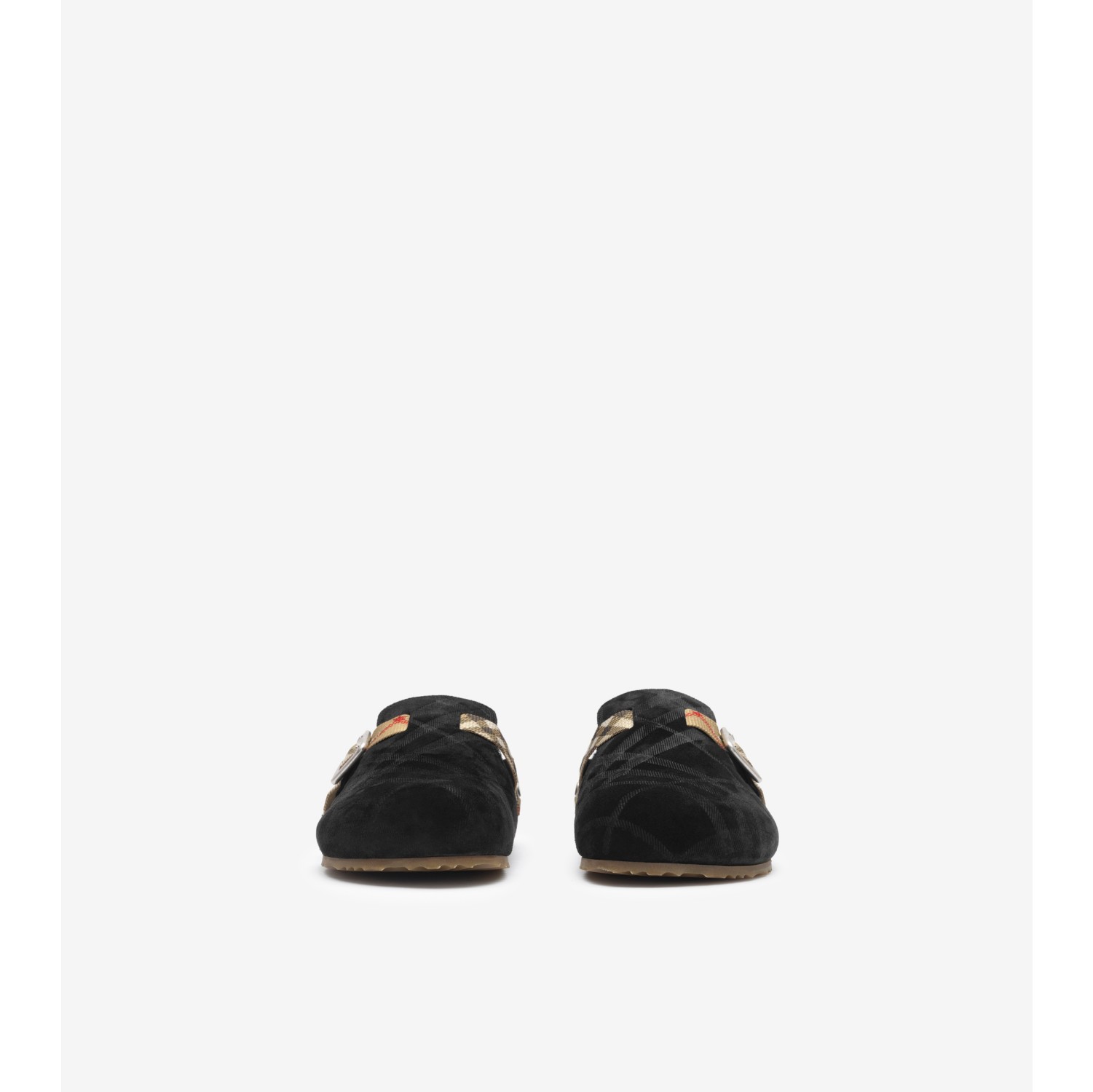 Check Shearling Urchin Clogs