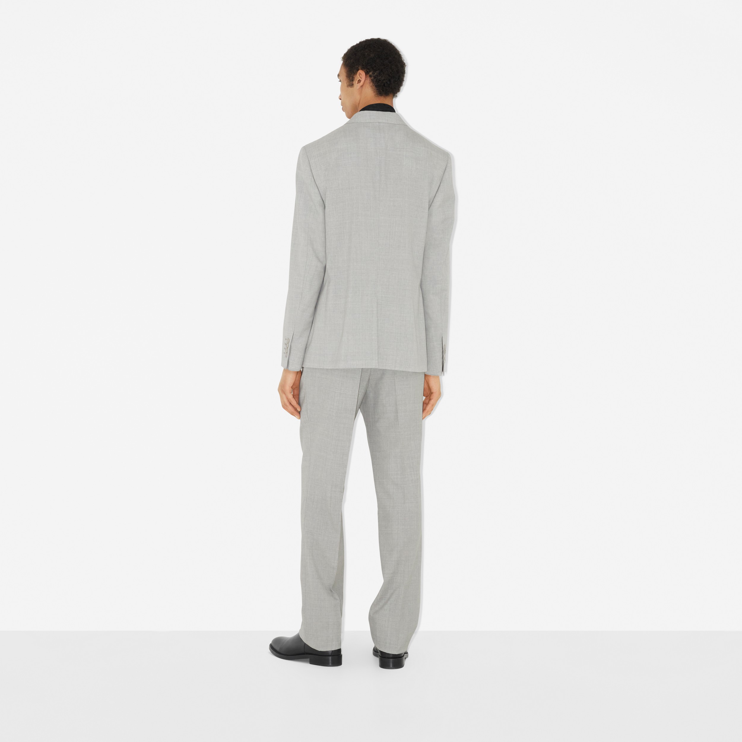 Pantalones de vestir de corte clásico en lana (Mezcla  Gris Taupe) - Hombre | Burberry® oficial - 4