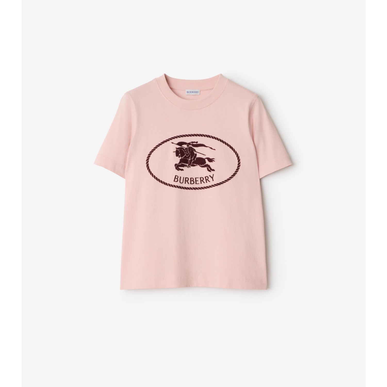 Knight Stamp Cotton T-shirt