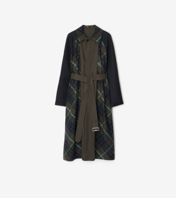 Green Burberry Trench Coat