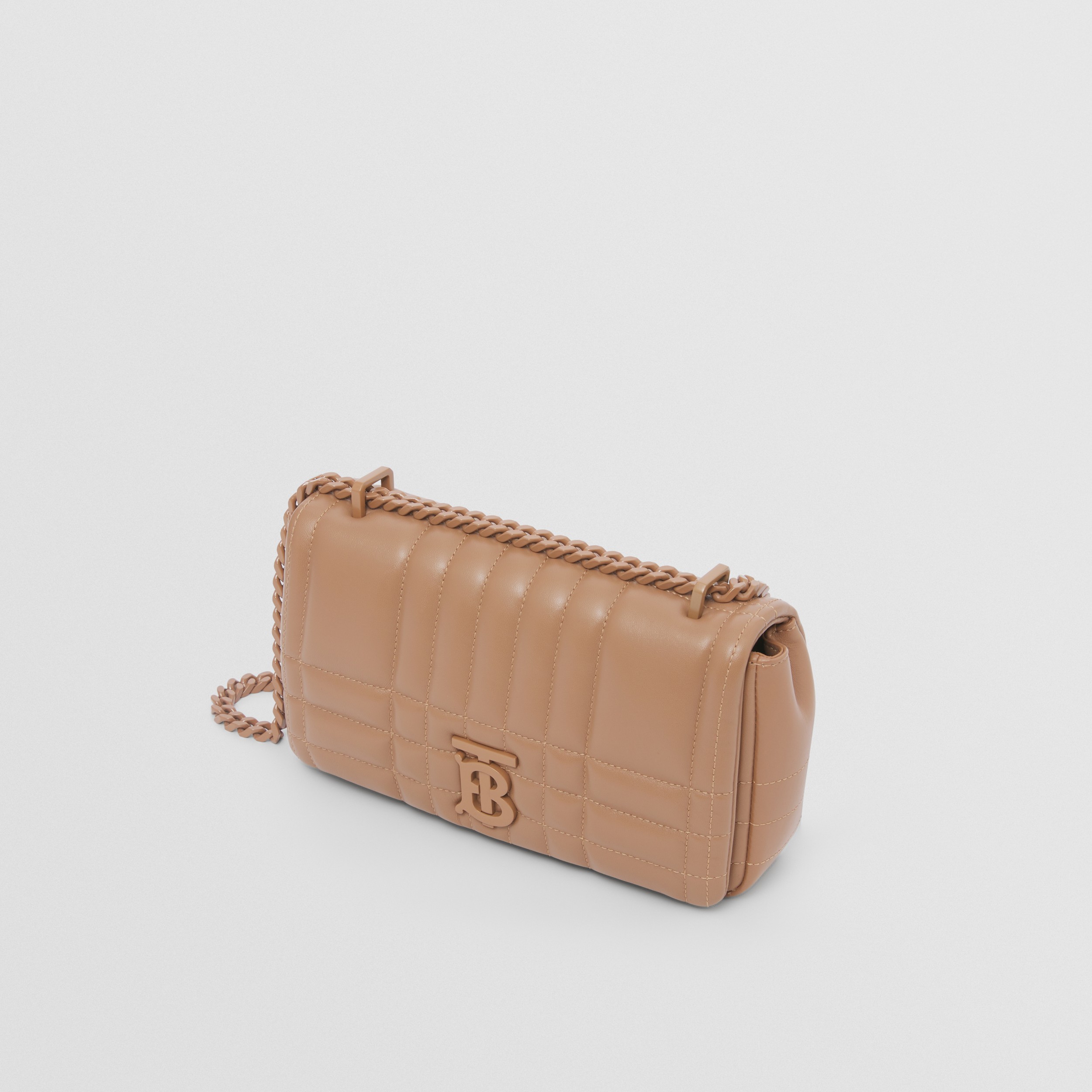 Kleine Handtasche „Lola“ aus gestepptem Lammleder (Camelfarben) - Damen | Burberry® - 3