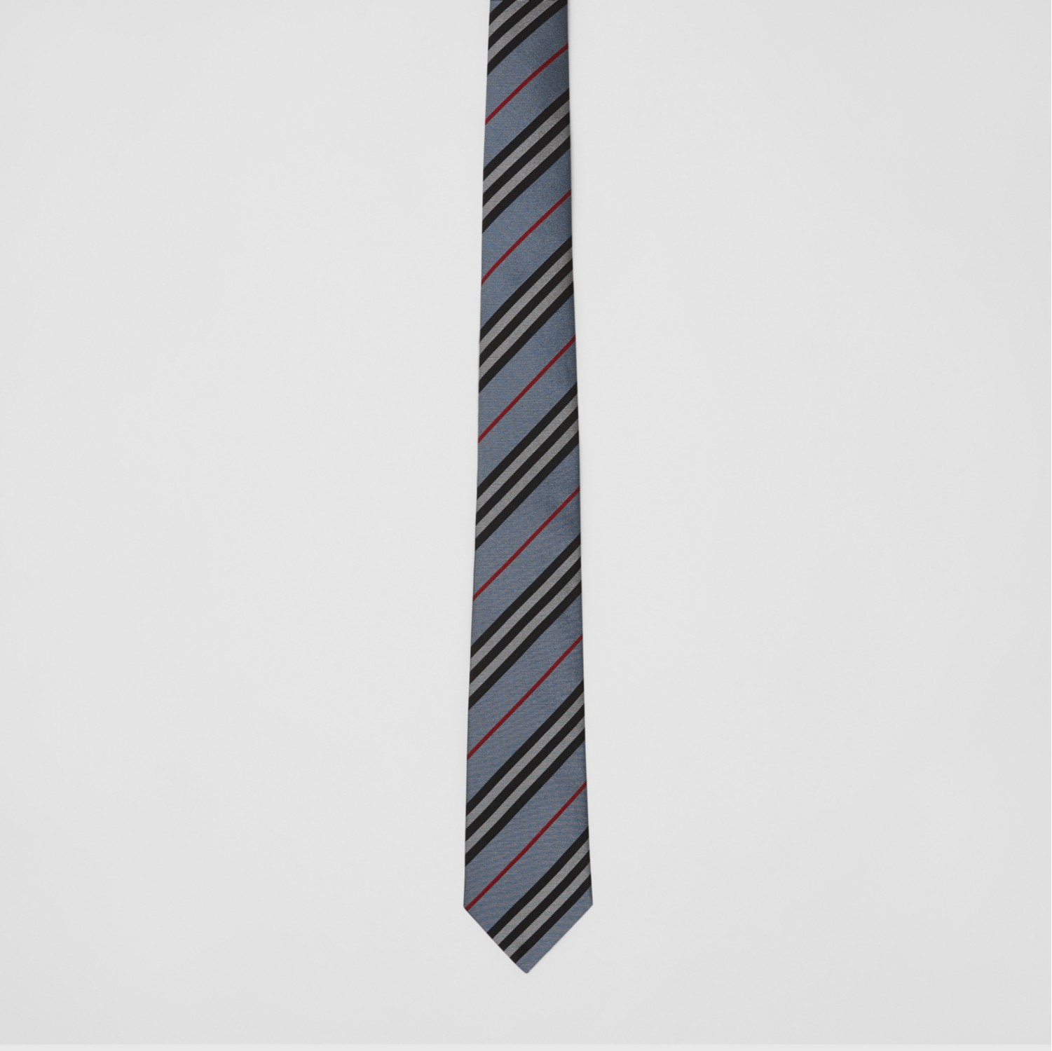 Classic Cut Icon Stripe Silk Tie