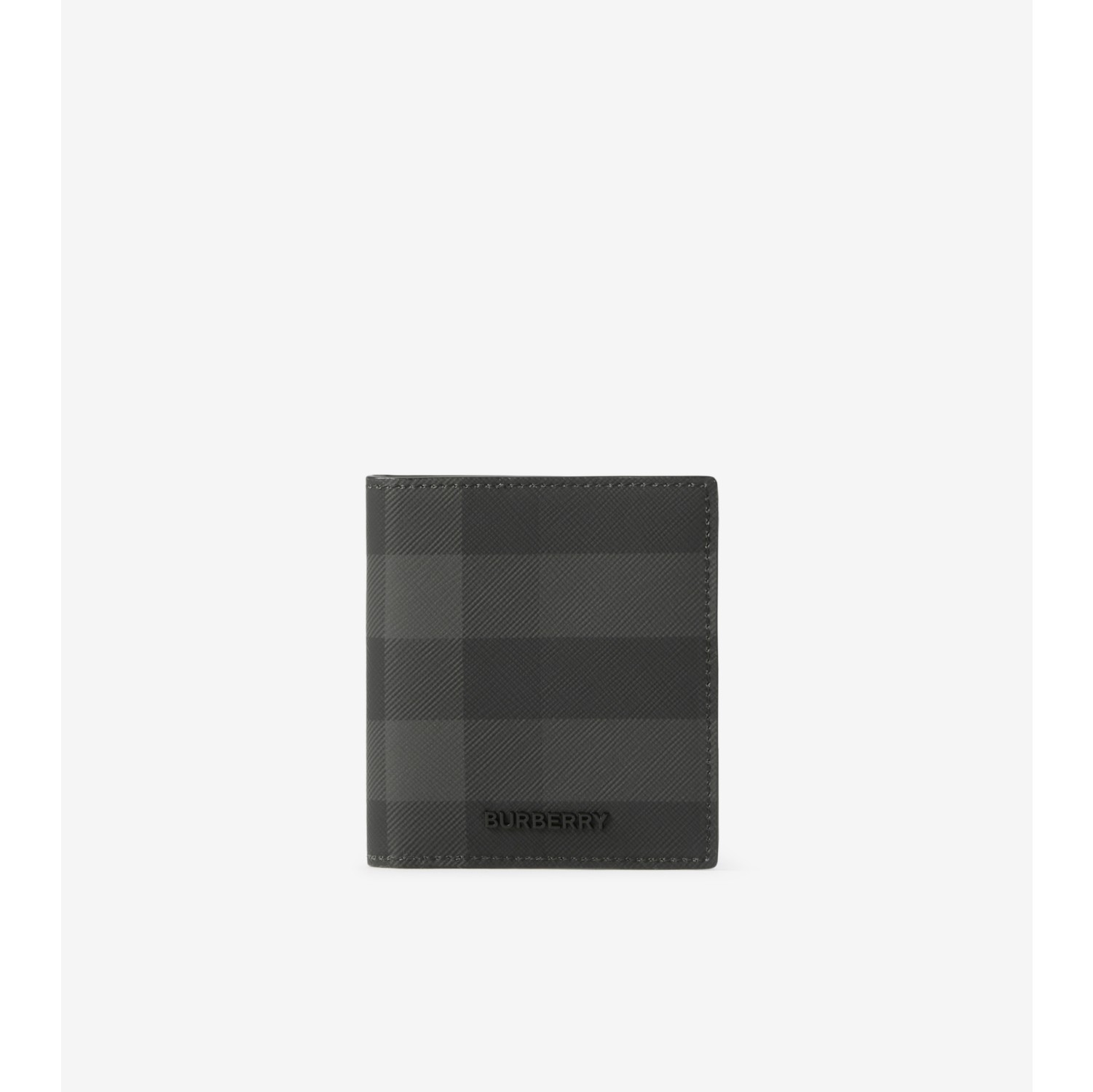 Burberry Check Card Holder in Black - Burberry