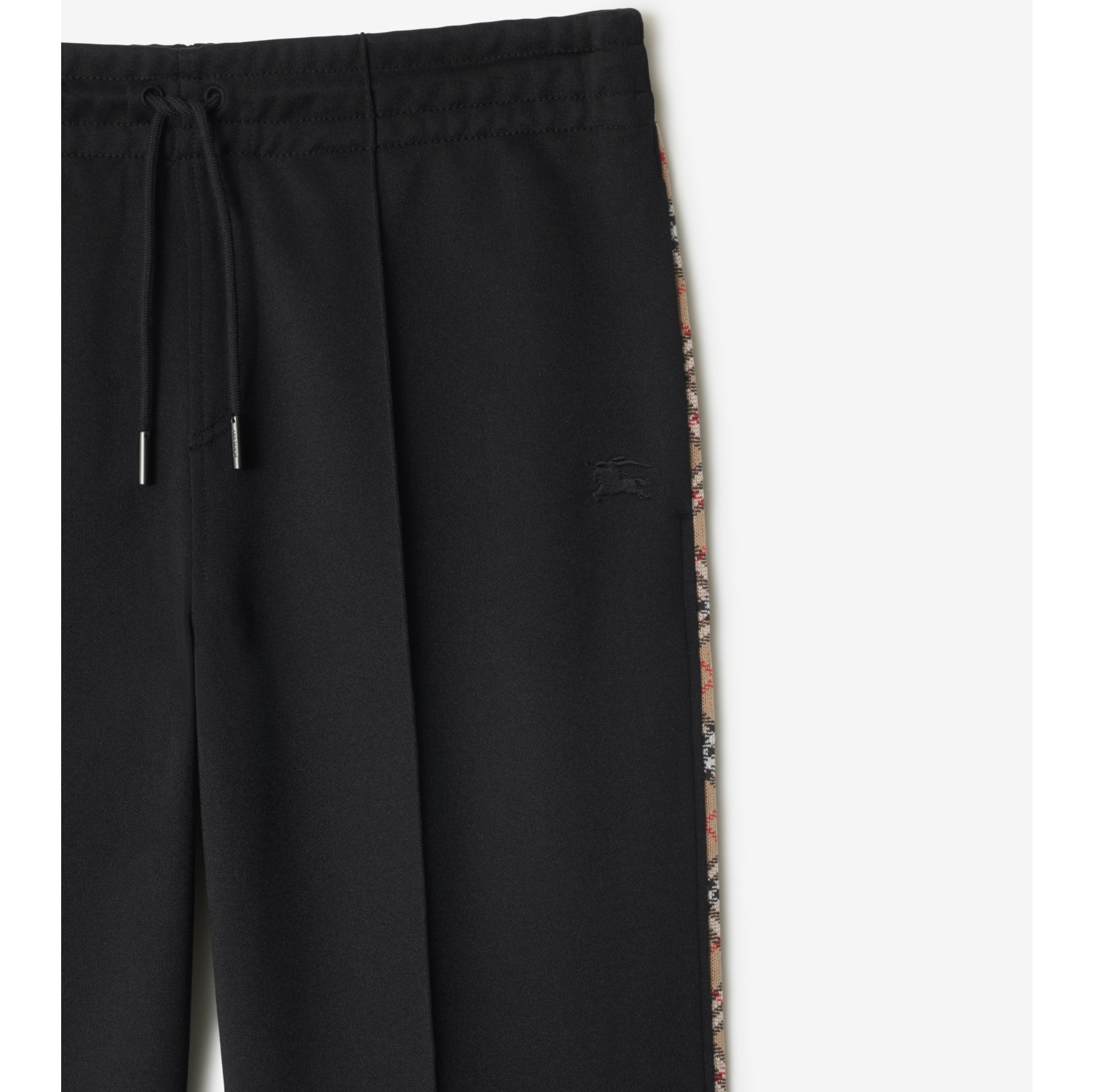 Pantalon de survêtement en coton mélangé Check