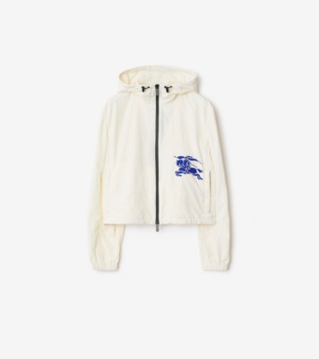 クロップド ナイロンジャケット (ソルト) - ウィメンズ, ナイロン