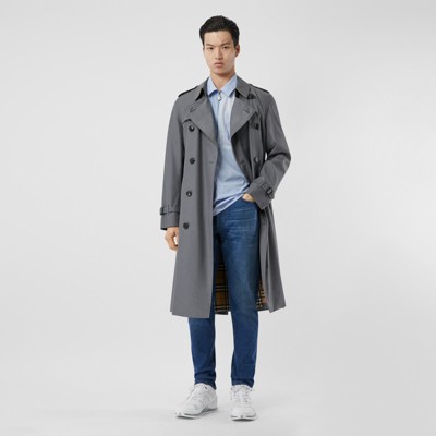 burberry grey trench