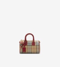 Mini Check Bowling Bag