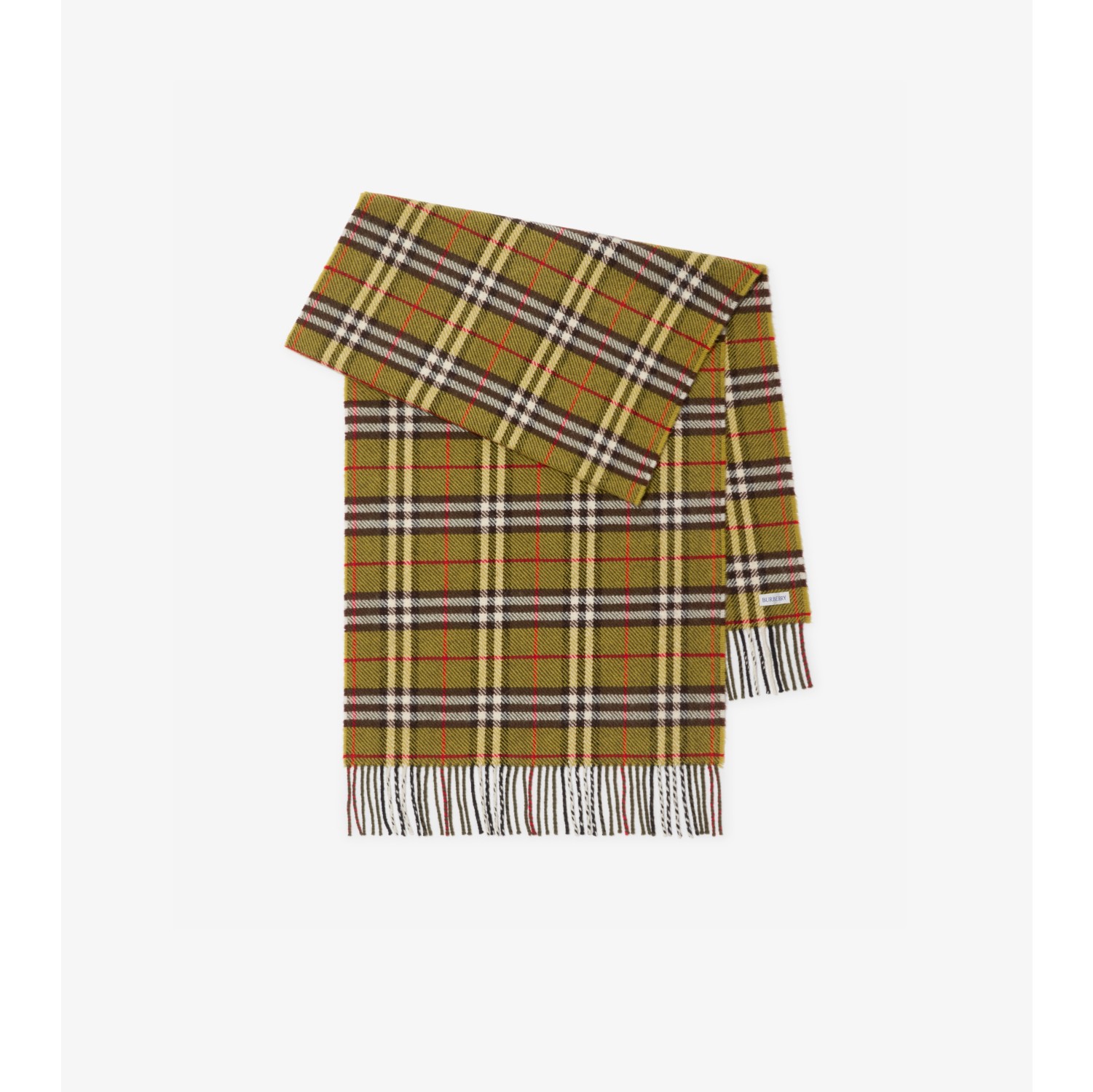 Check British Wool Scarf