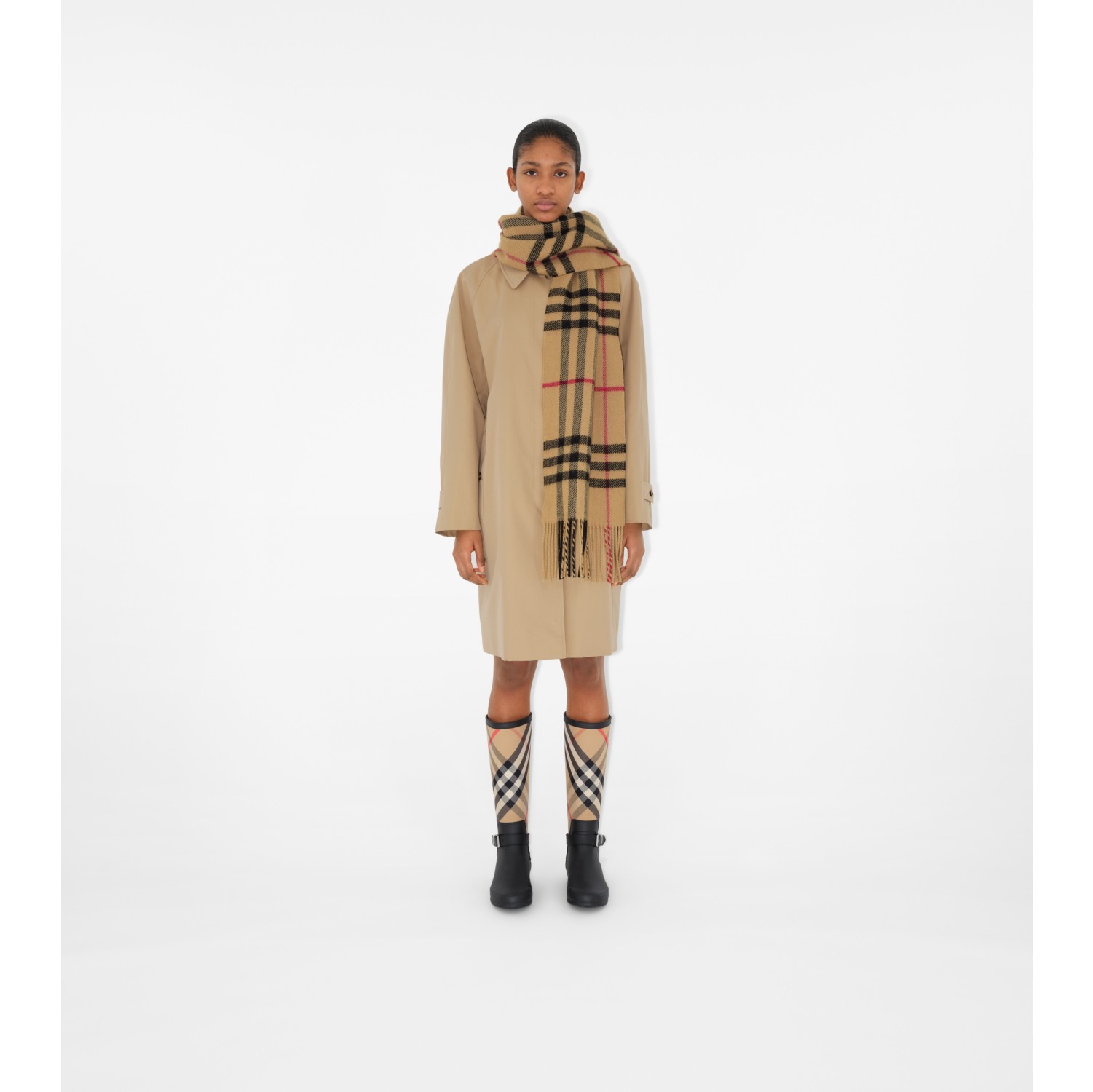 Cashmere shop scarf burberry