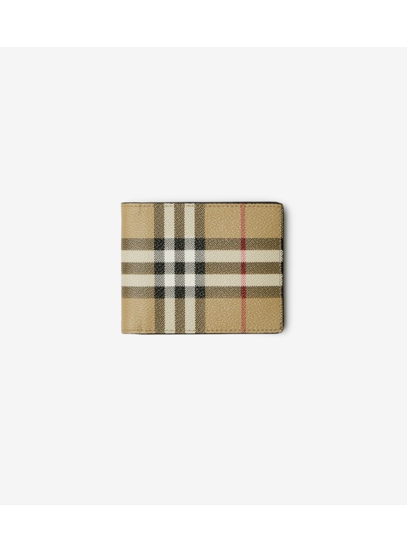 Burberry mens shop wallets on sale