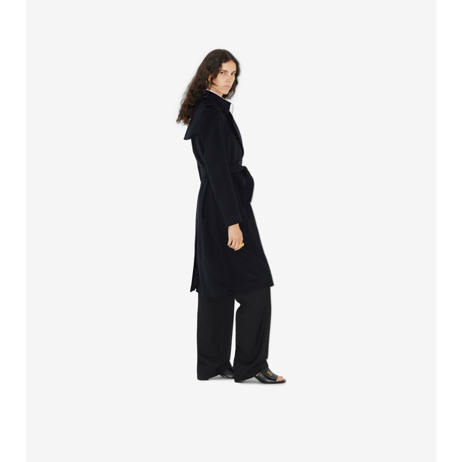 Cashmere trenchcoat hot sale