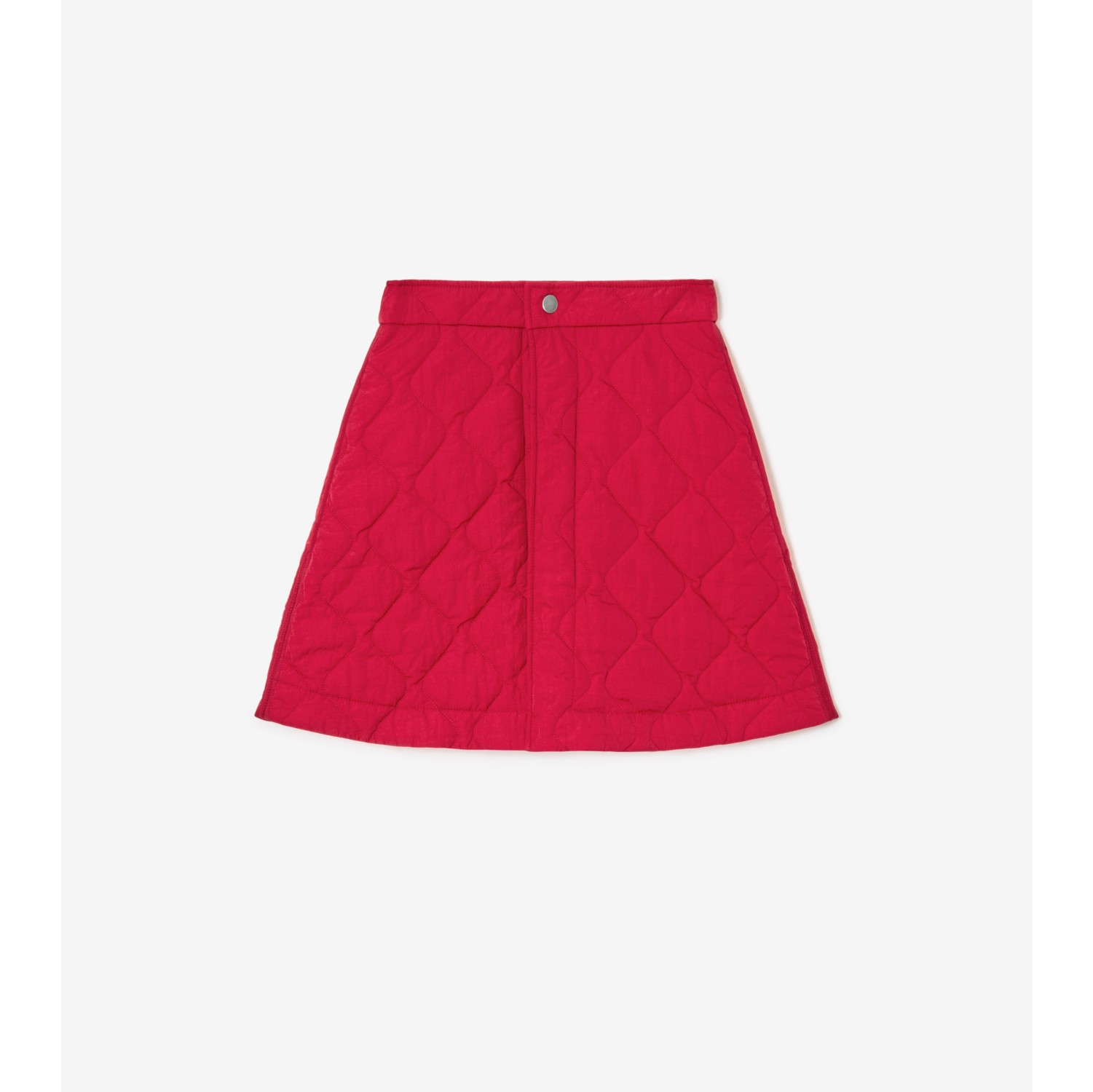 Quilted Nylon Mini Skirt in Pillar - Women | Burberry® Official