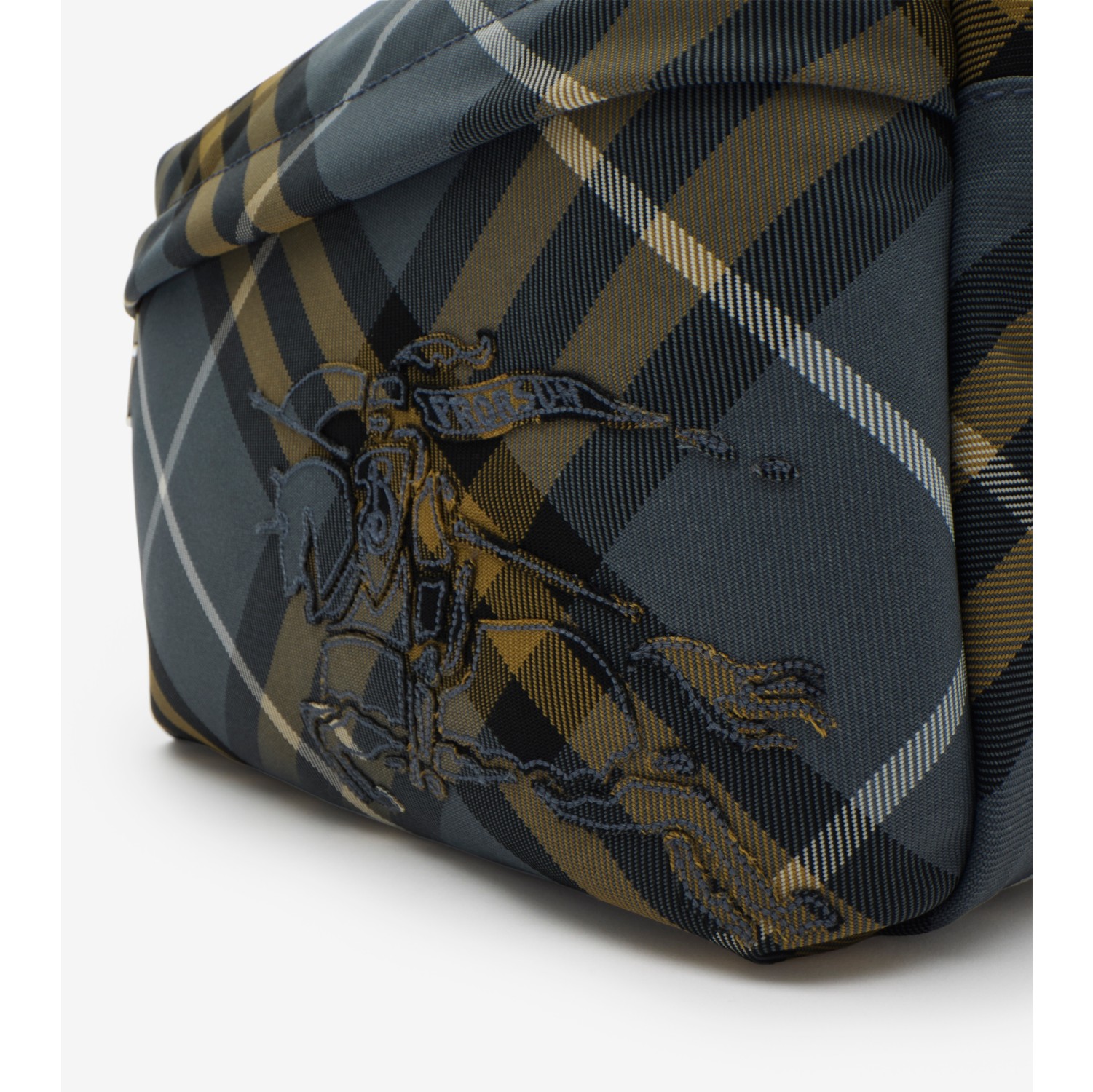 Small Check Crossbody Bag​ in Wave blue - Men, Technical | Burberry® Official