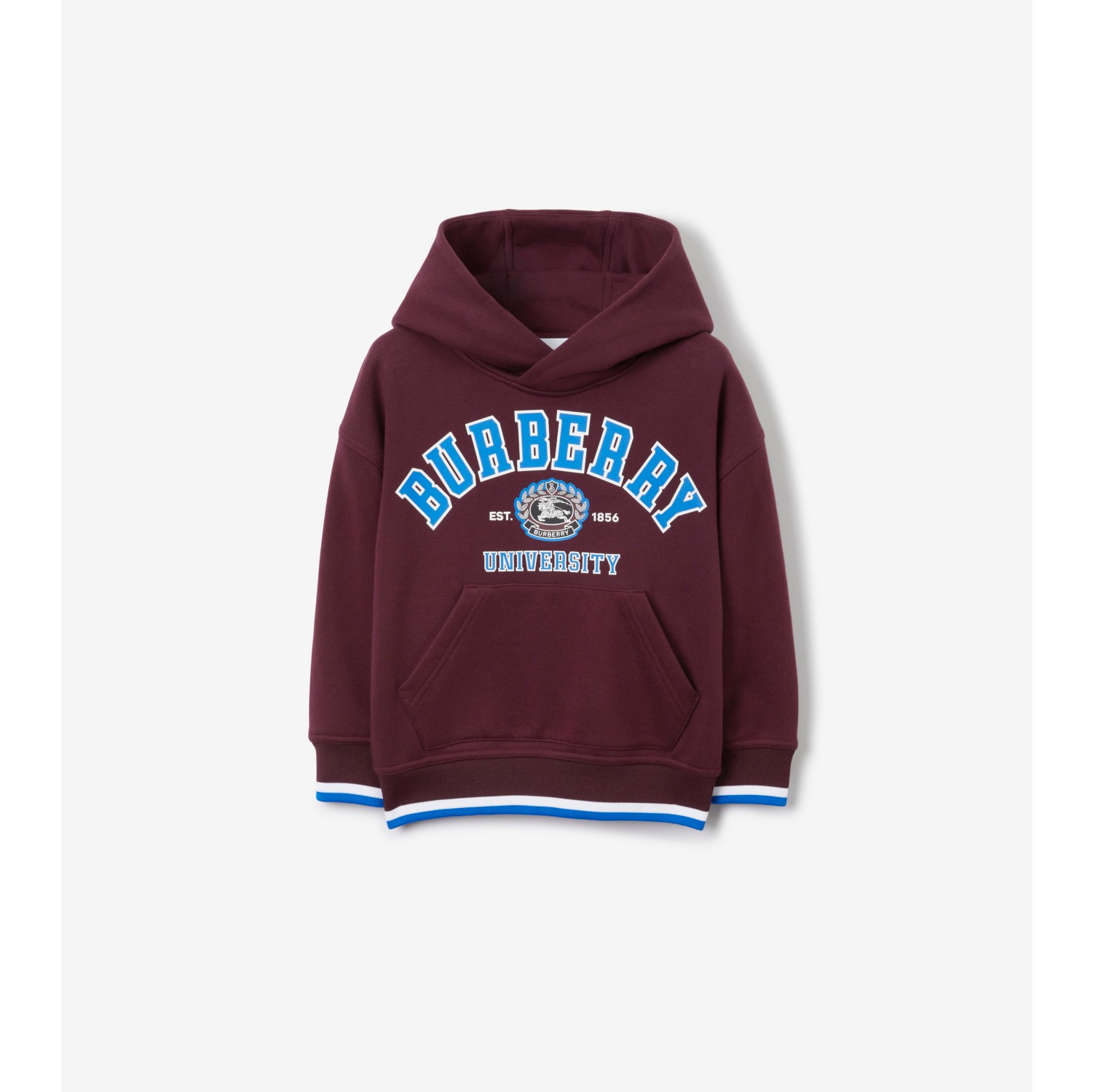 Burgundy best sale burberry hoodie