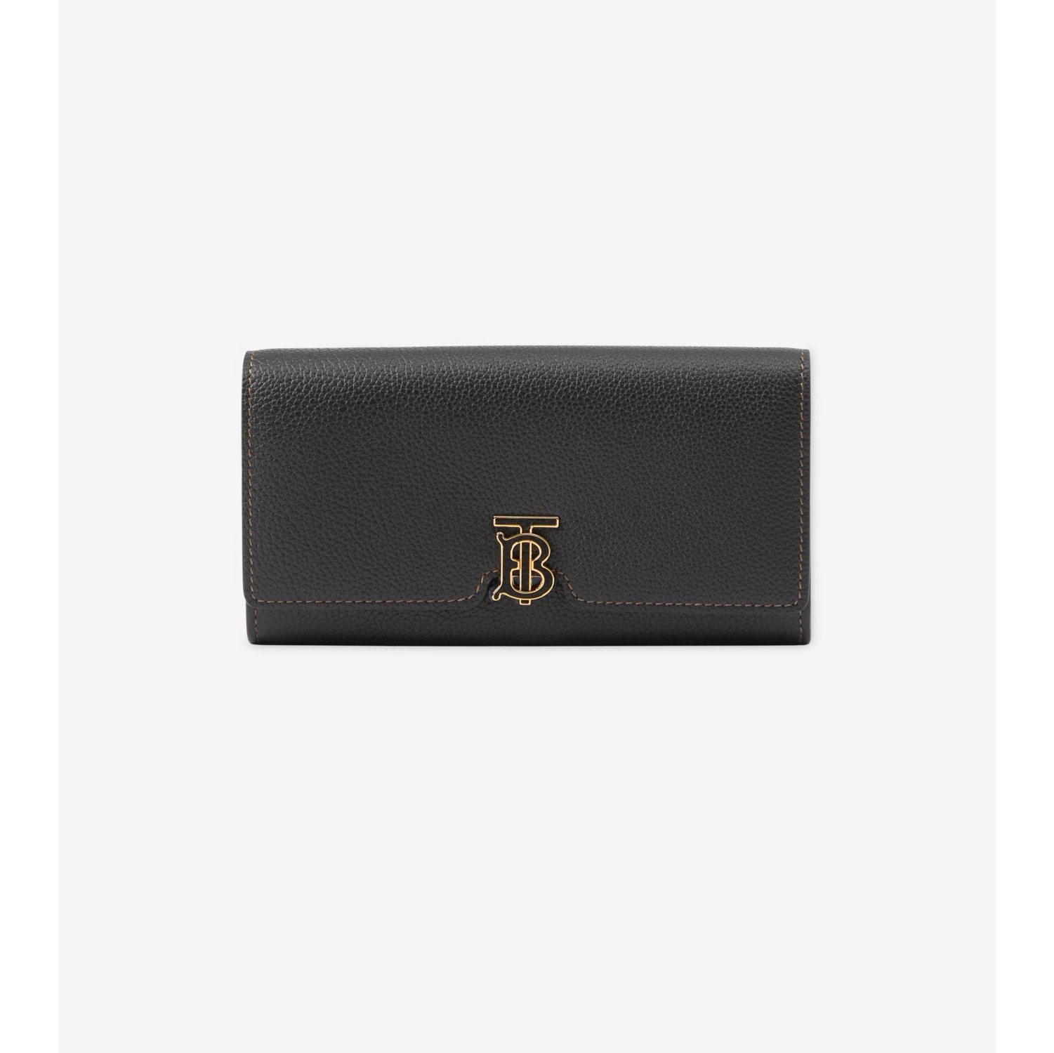 Grainy Leather TB Continental Wallet