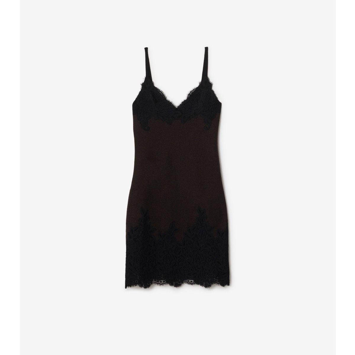 Burberry Wool Lace Dress In Snug