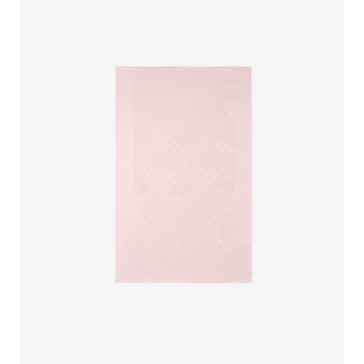  Check Wide Silk Scarf