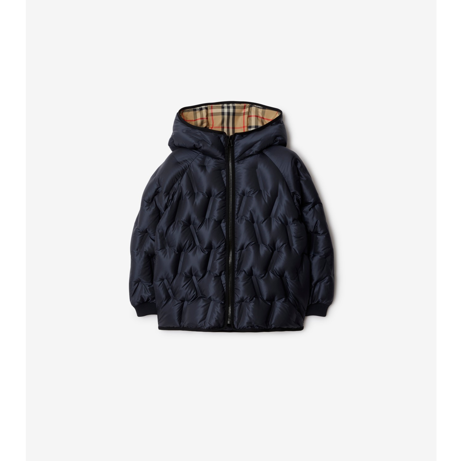 Bonded Puffer Jacket in Navy black | Burberry® Official