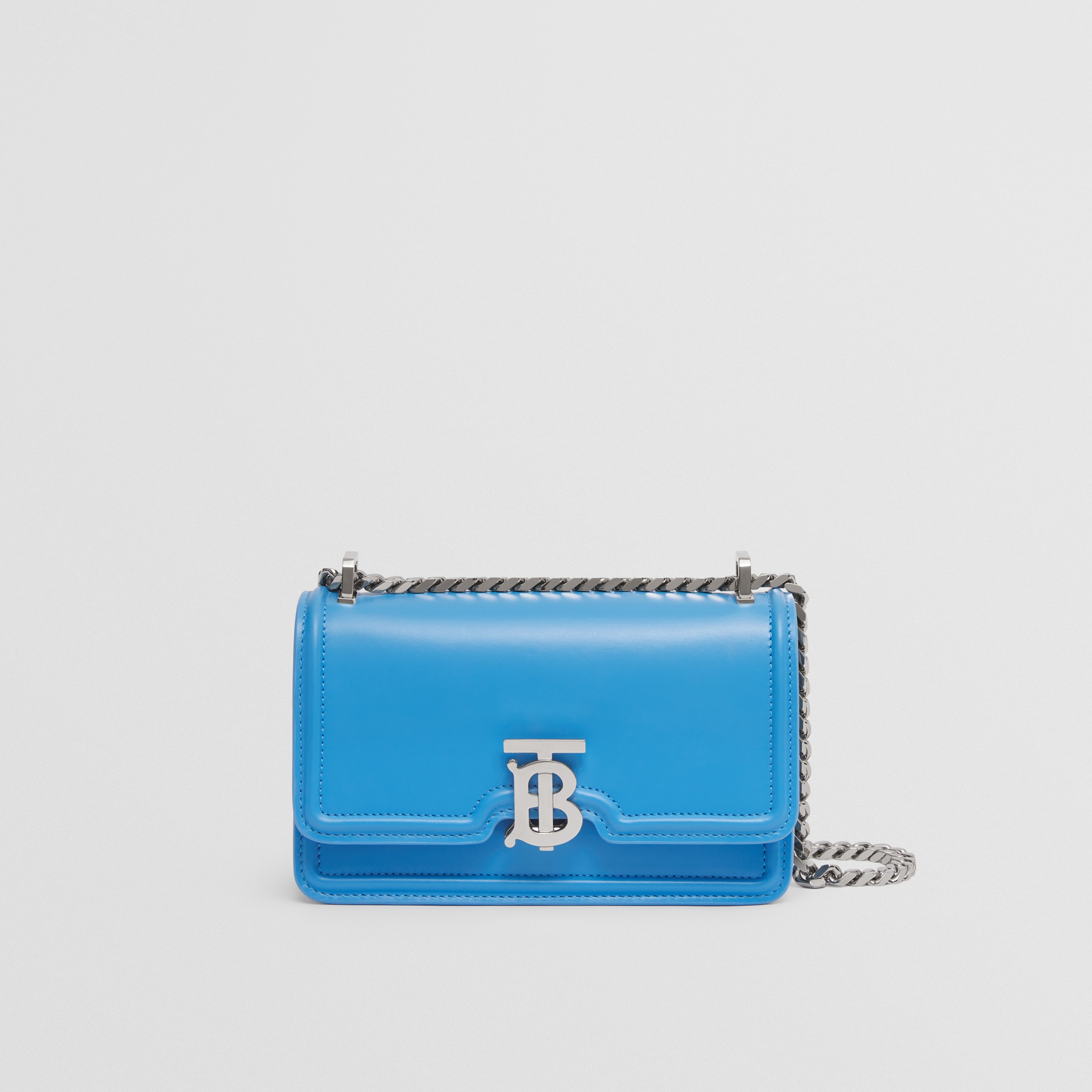 TB Bag im Miniformat aus Leder mit Kettenriemen (Leuchtendes Himmelblau) - Damen | Burberry® - 1