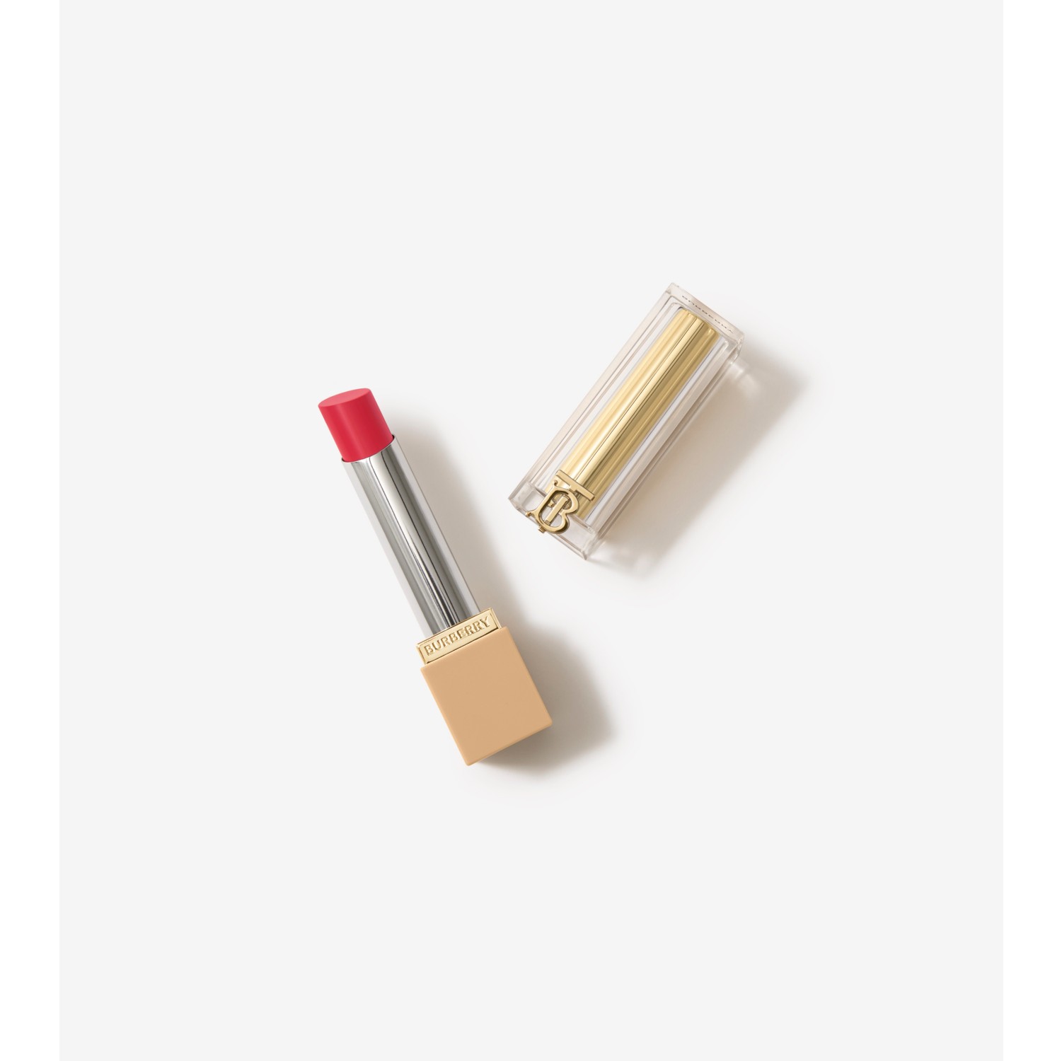 Burberry Brit Shine Lipstick – Rhubarb No.634 in Rhubarb 634 - Women | Burberry® Official