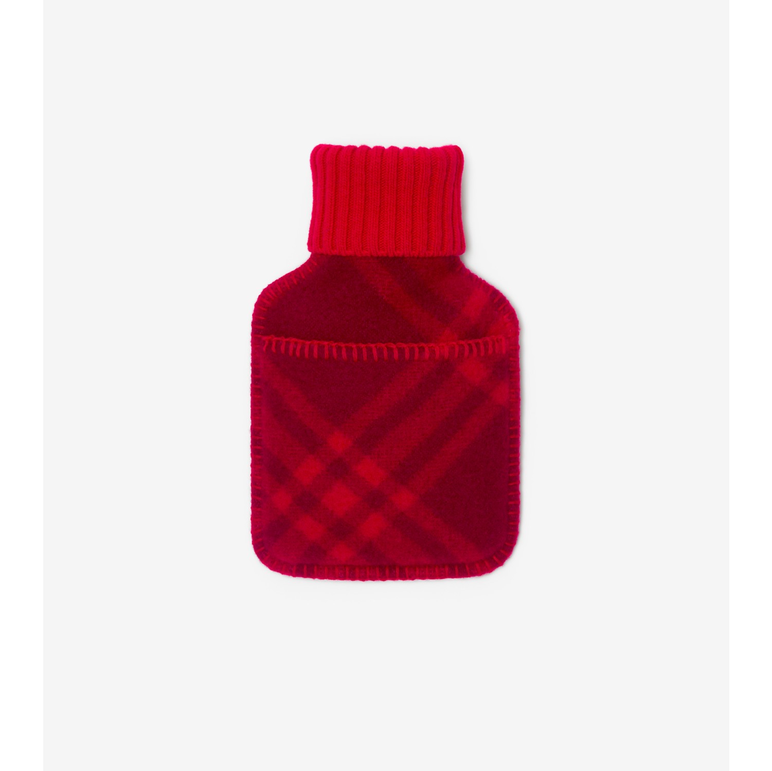 Check Wool Hot Water Bottle in Ripple