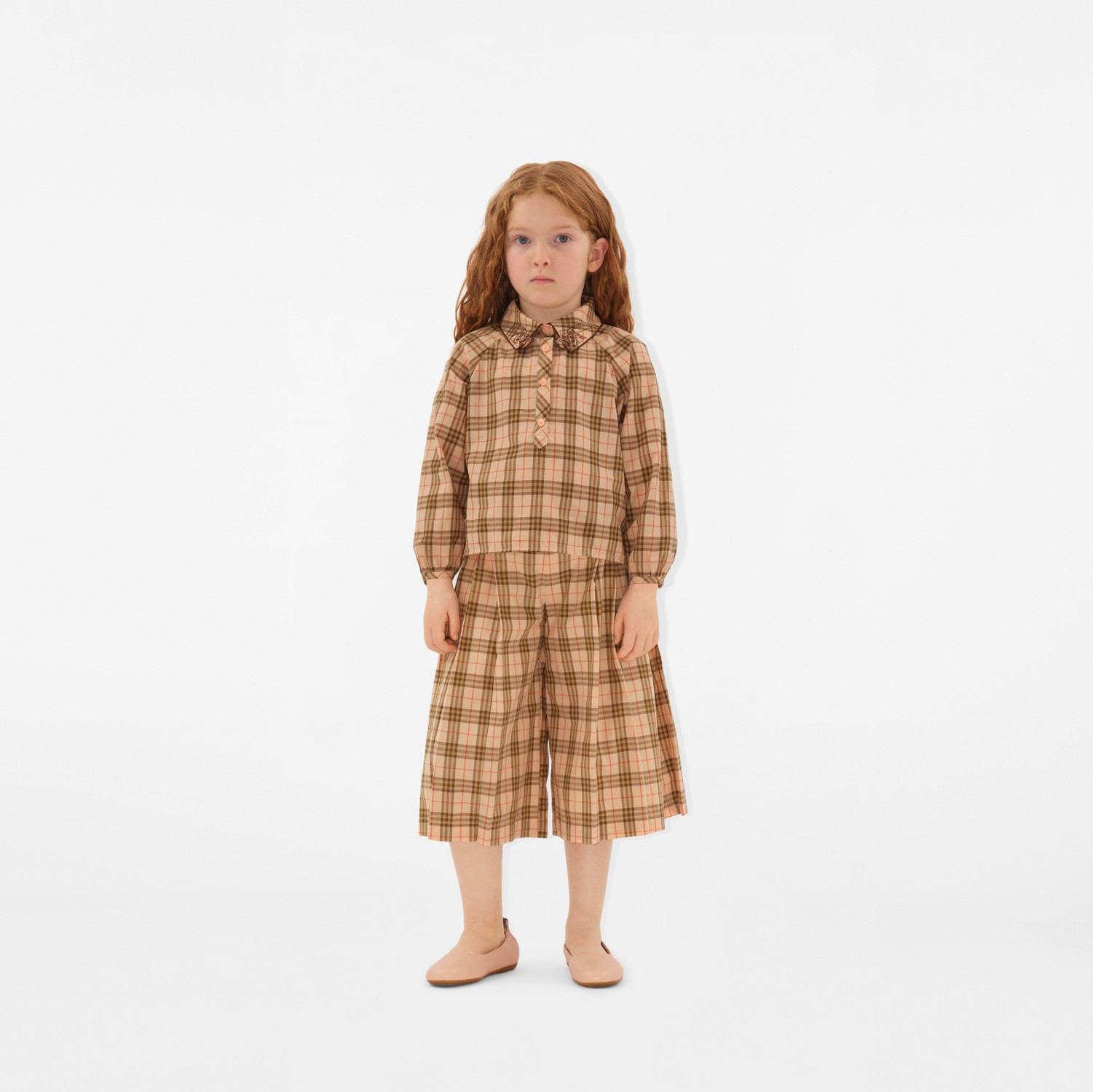 チェック コットンキュロット (プラッシュ) | Burberry®公式サイト チェック コットンキュロット (プラッシュ) | Burberry®公式サイト