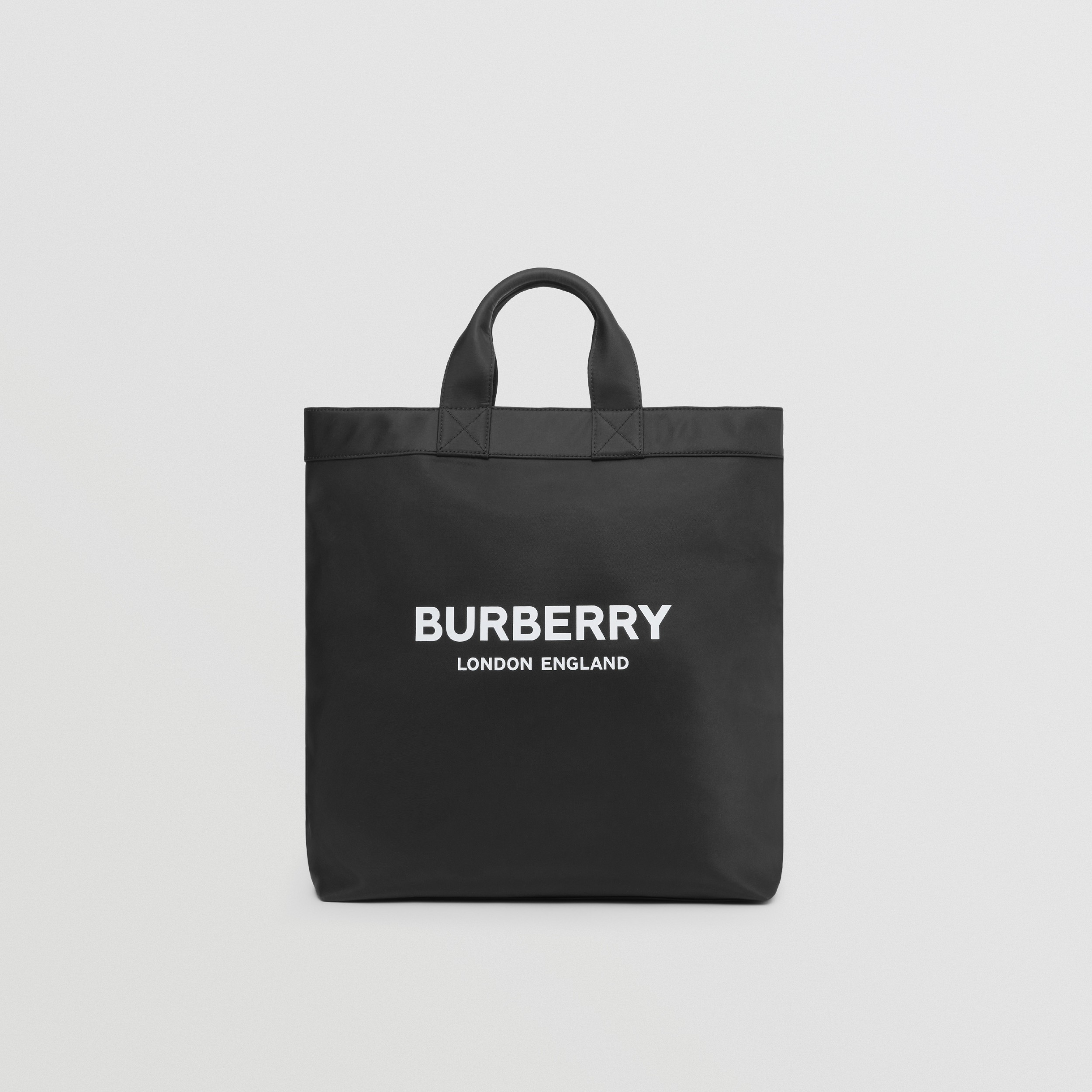 Nylonhenkeltasche mit Burberry-Logo (Schwarz) - Herren | Burberry® - 1