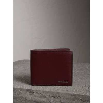 burberry red wallet