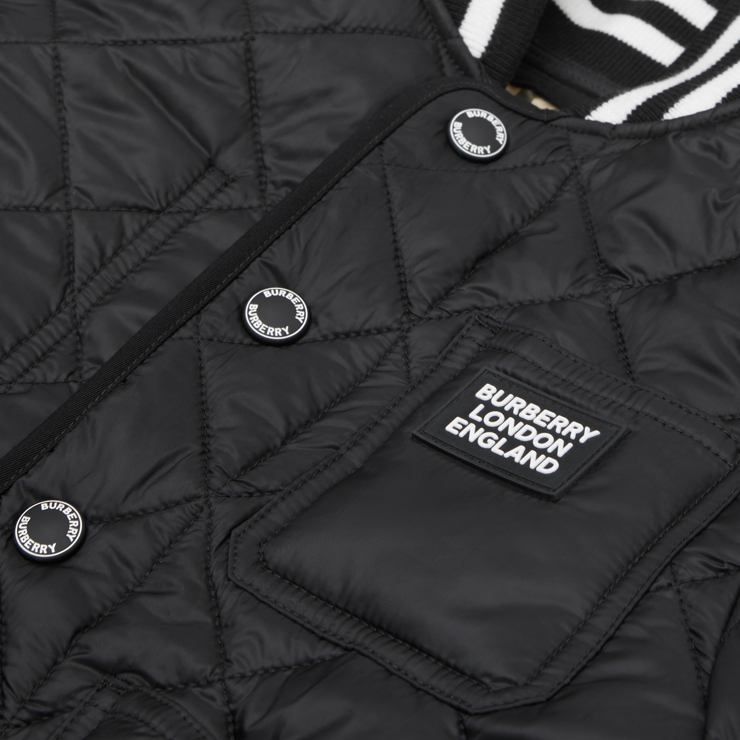 recycled quilted jacket