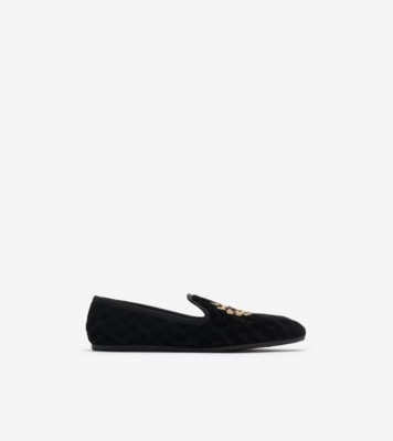 Damen Loafer Aus Samt