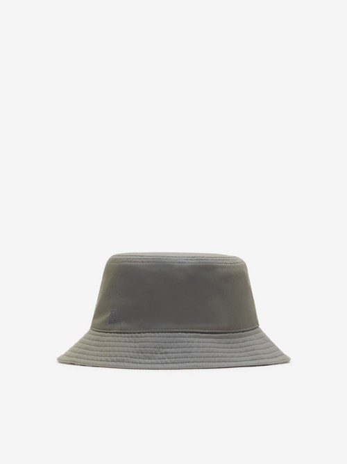 Burberry Reversible Check Bucket Hat In Gray