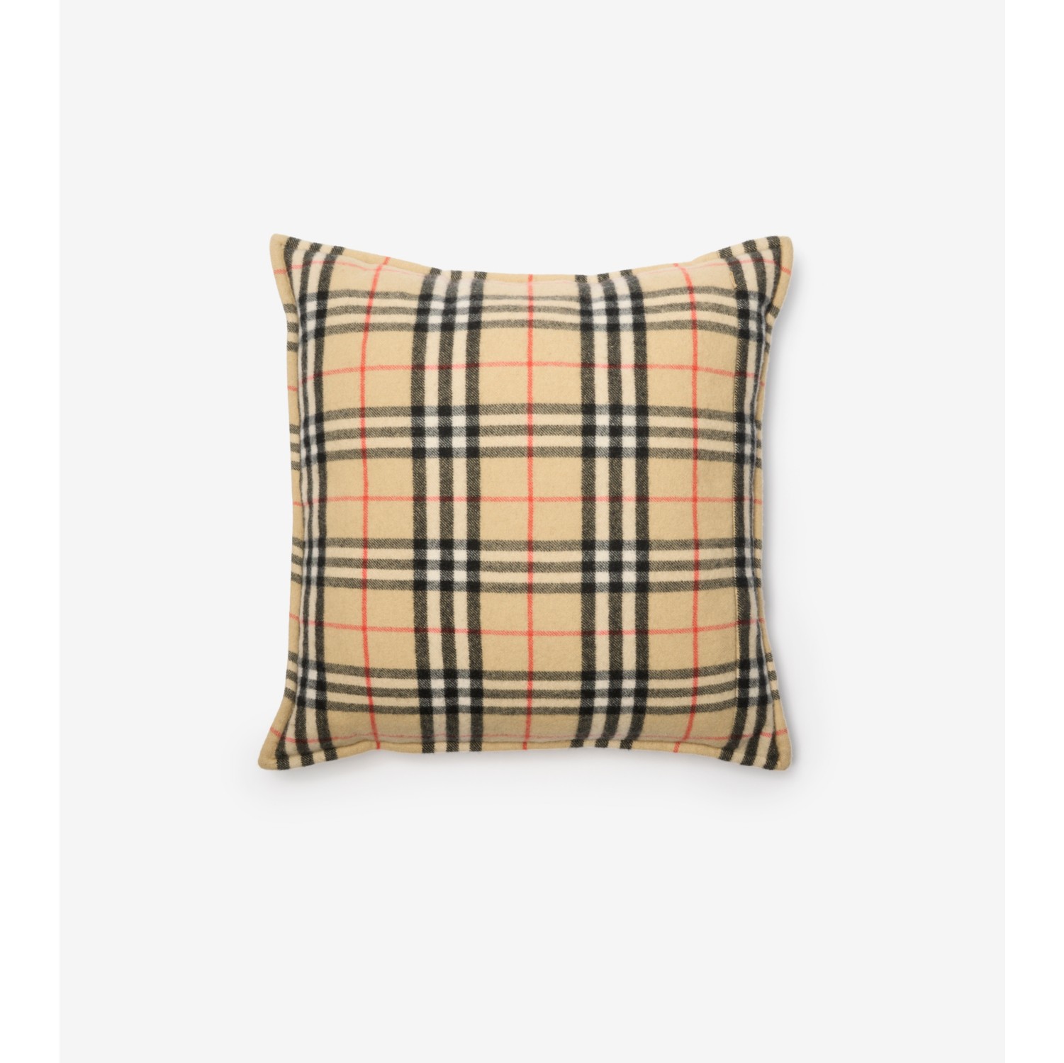 Check Cashmere Cushion