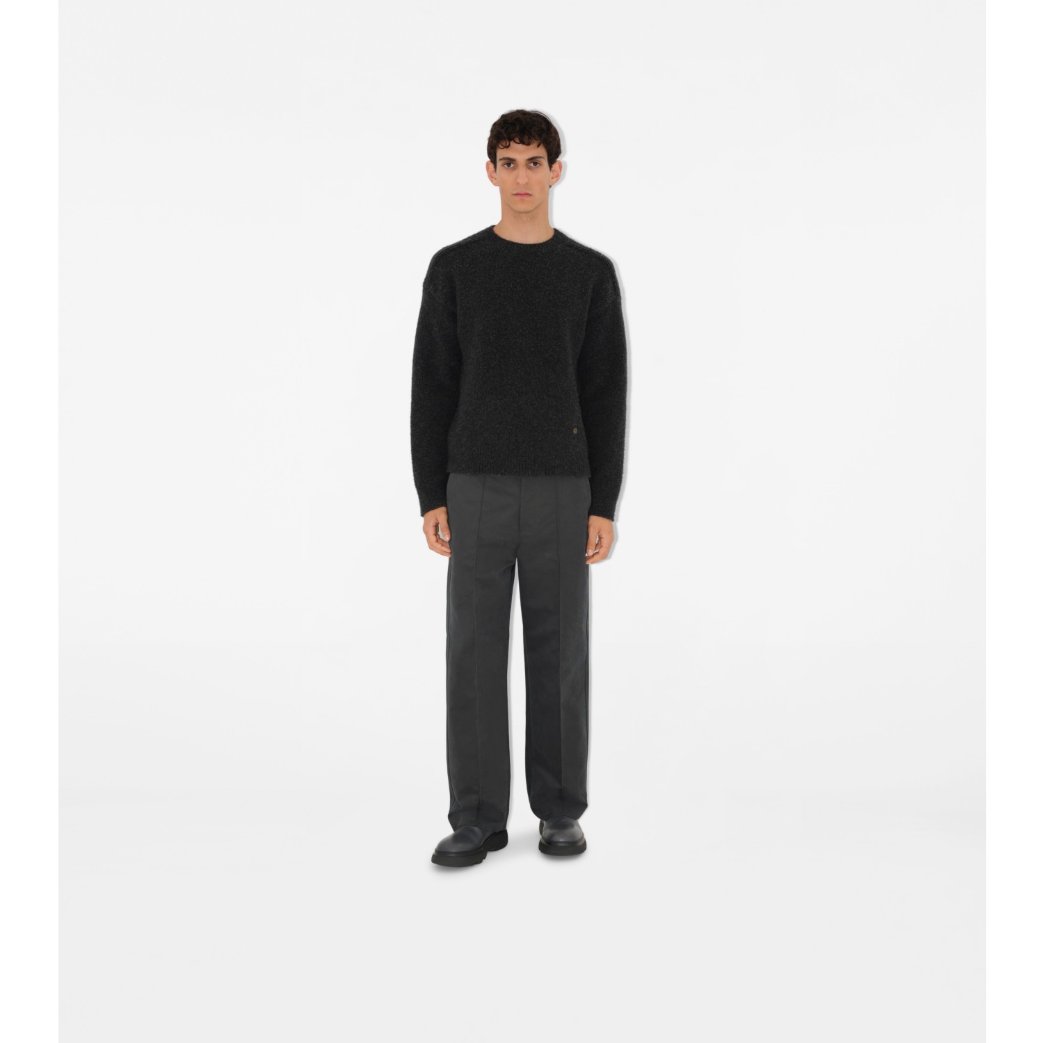 Cotton Nylon Tailored Trousers