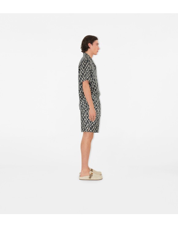 Pantaloncini in seta con nodi nautici