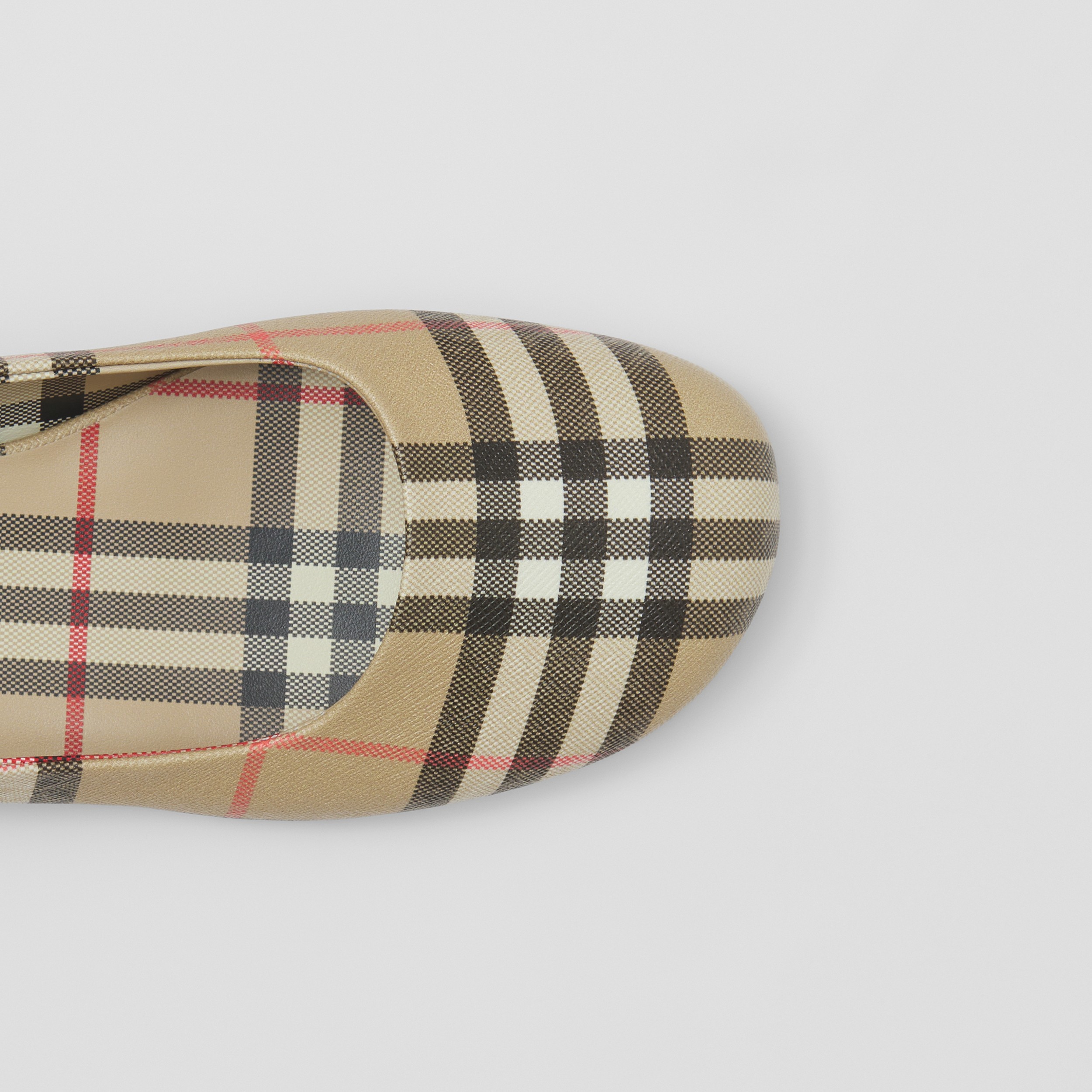Vintage Check Ballerinas in Archive Beige - Women | Burberry® Official - 2