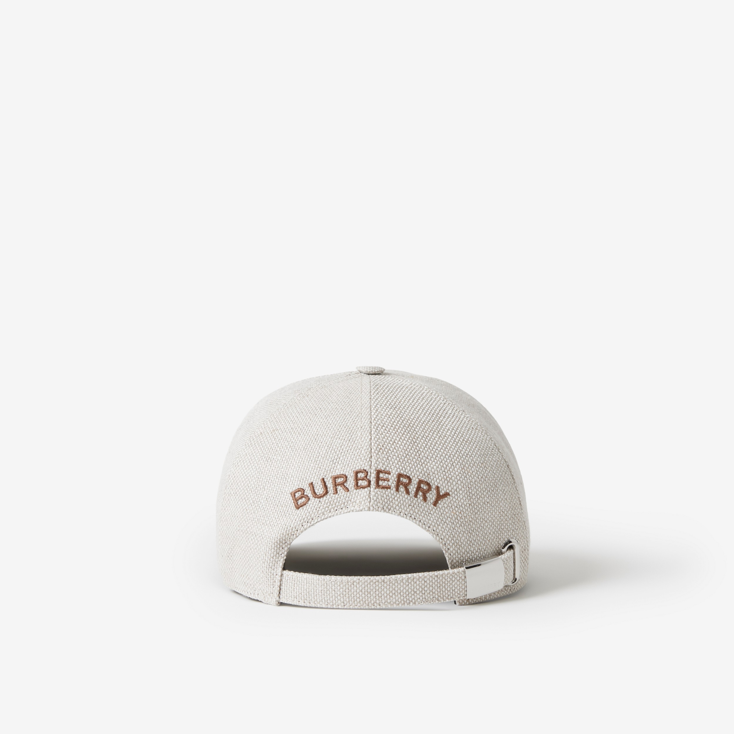EKD 아플리케 리넨 헴프 코튼 야구 모자 (내추럴) | Burberry® - 3