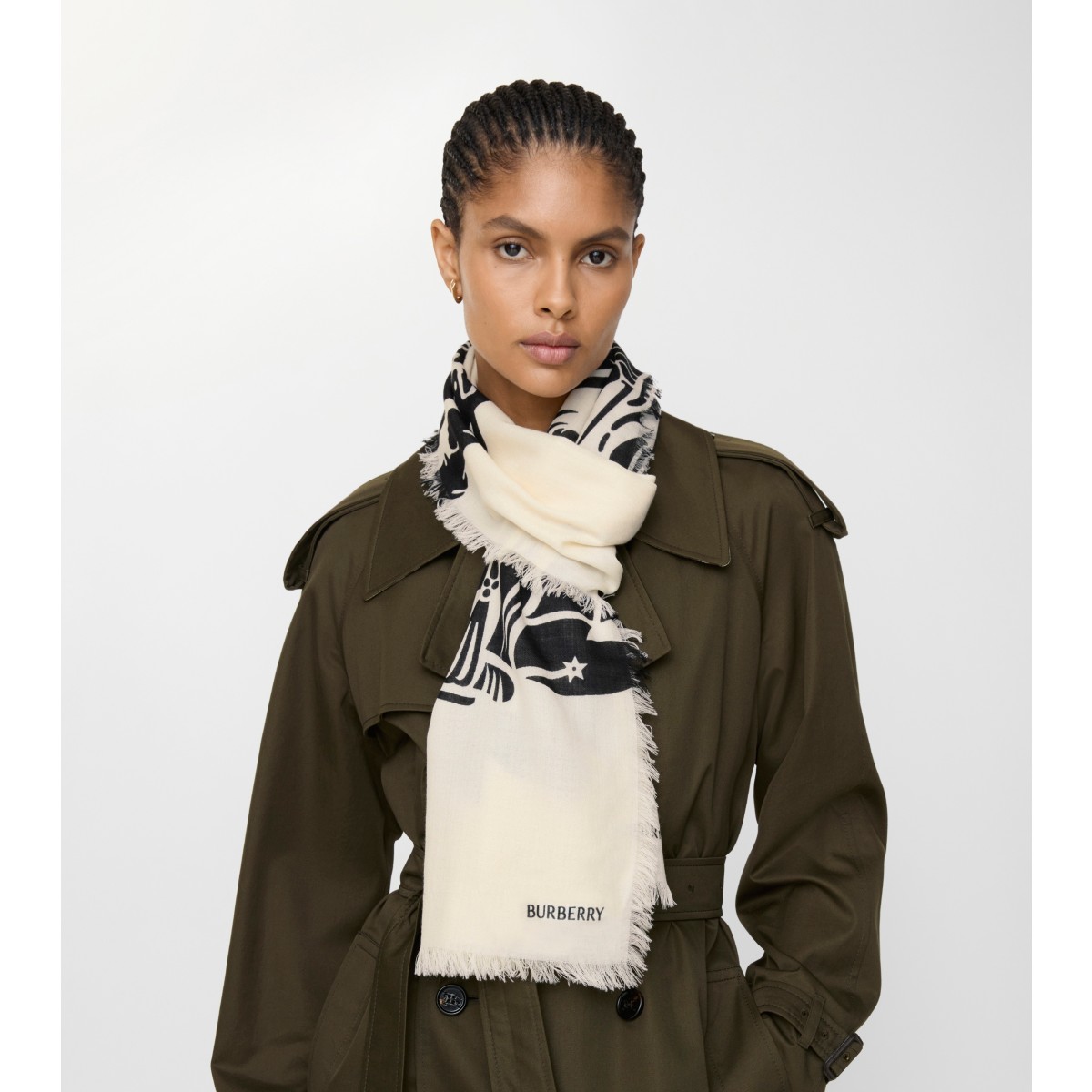  Printed Wide EKD Scarf